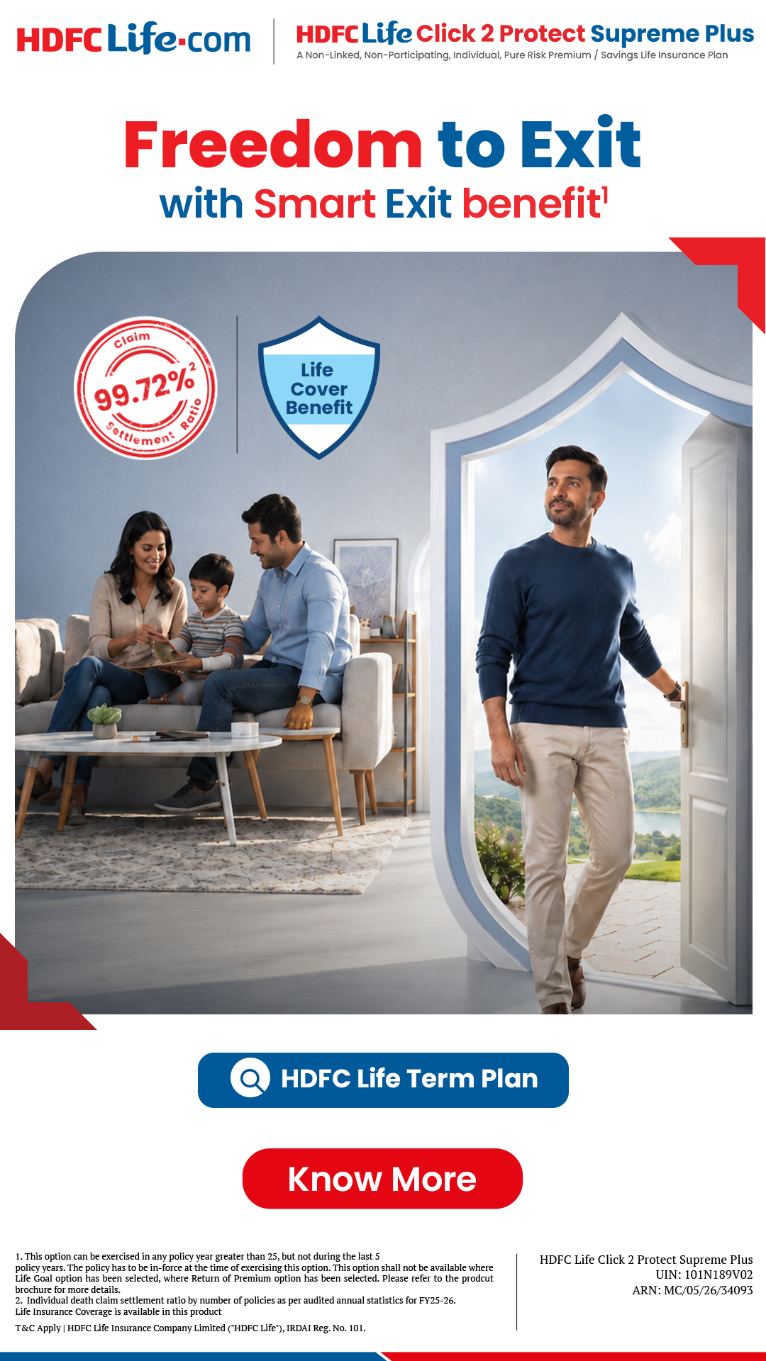 HDFC Life Facebook ad