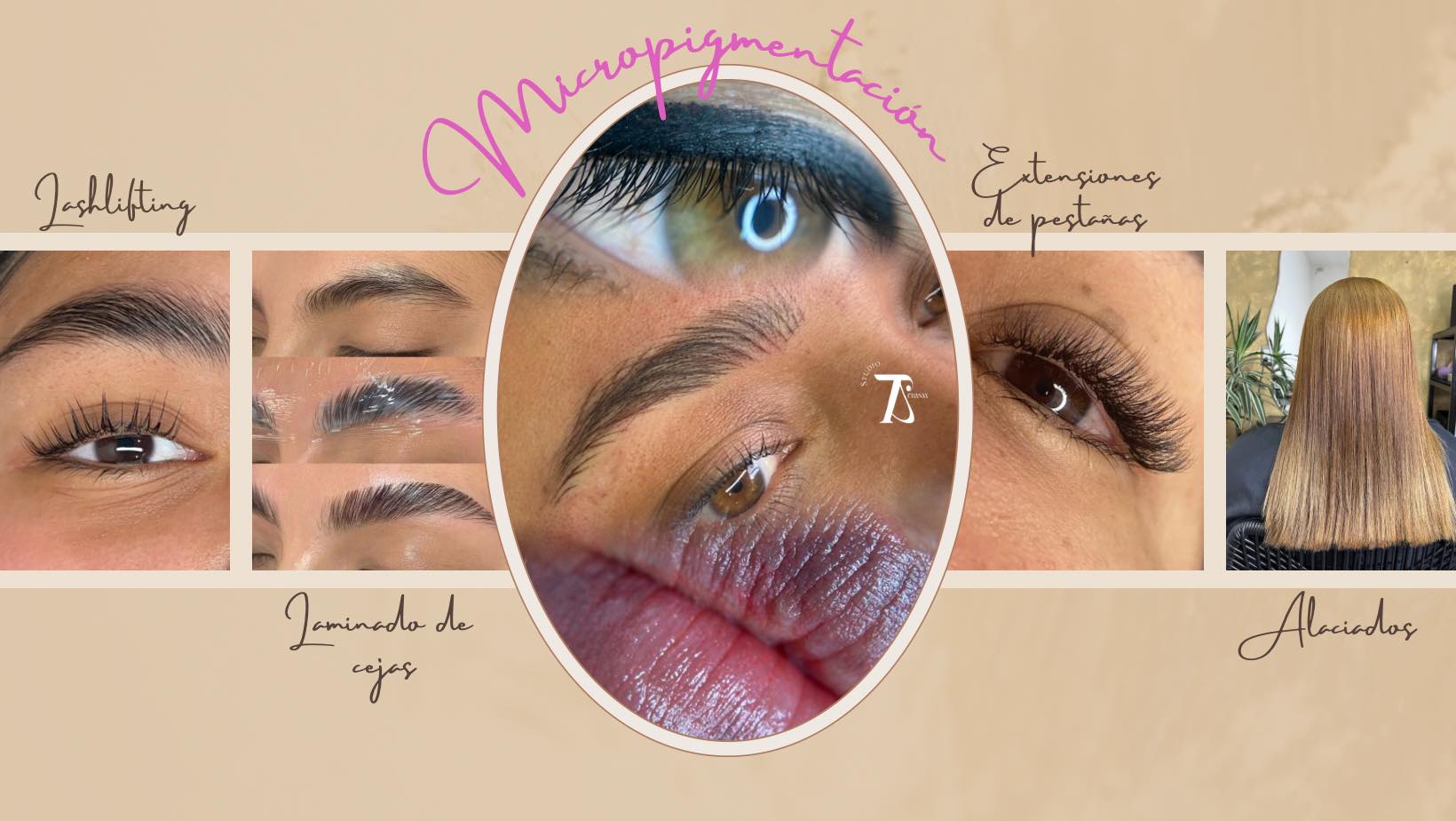 Thanax Studio Facebook ad: Certificada en Micropigmentación, Extensiones de pestañas…
