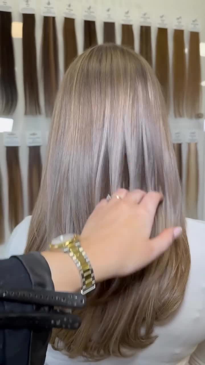 Beauty Works Luxury Hair Extensions Facebook ad: Available in lengths 16-28