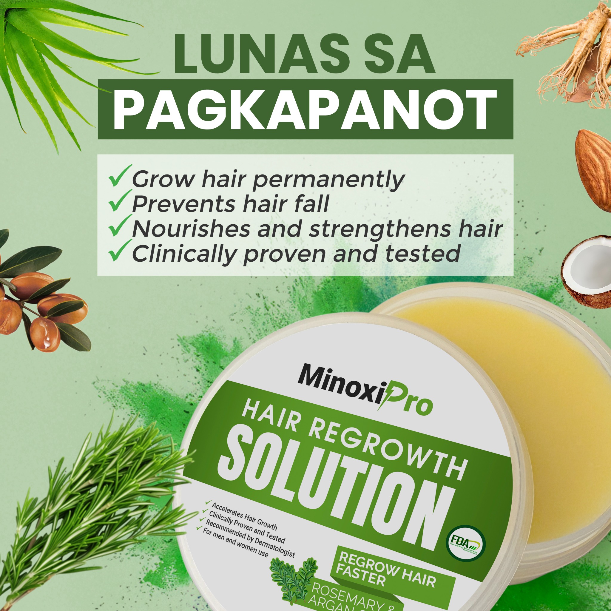 Earth Essence Facebook ad from Apr 3, 2025
