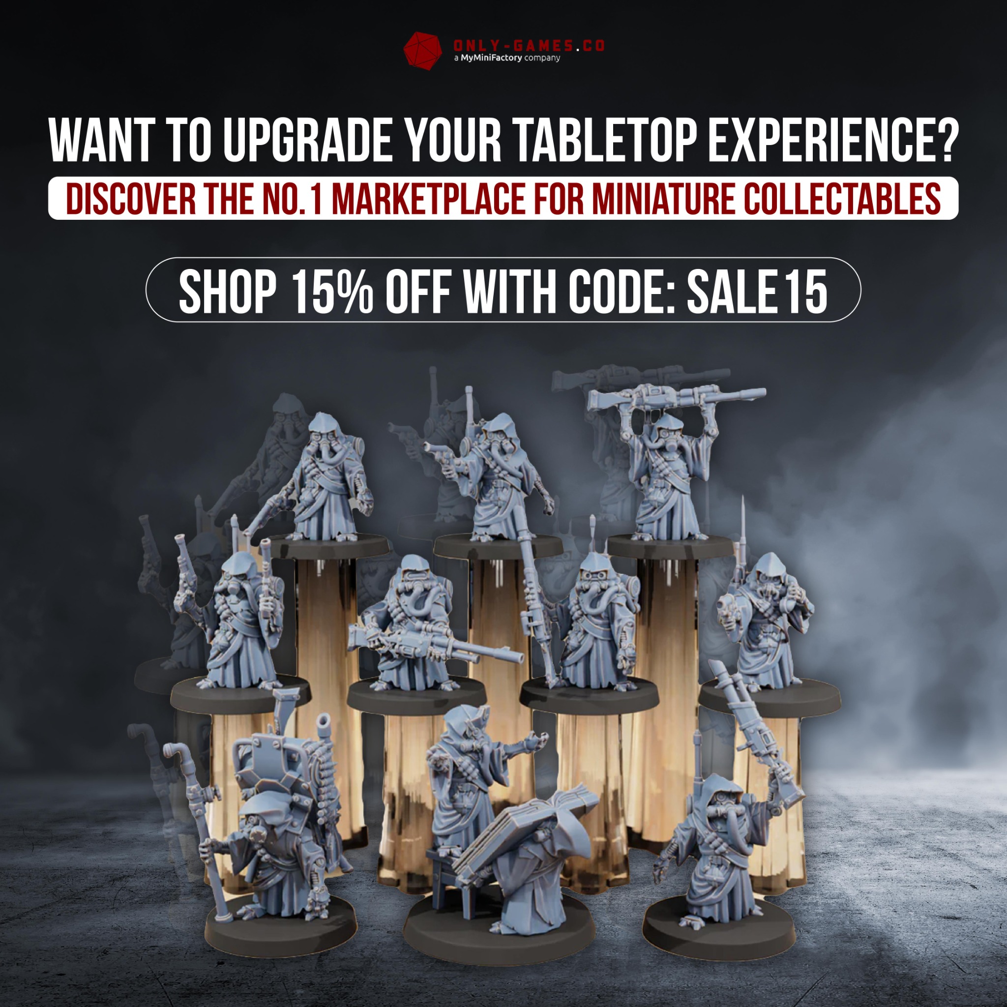 Only-Games.co Facebook ad: Save 15% off your order with code: SALE15