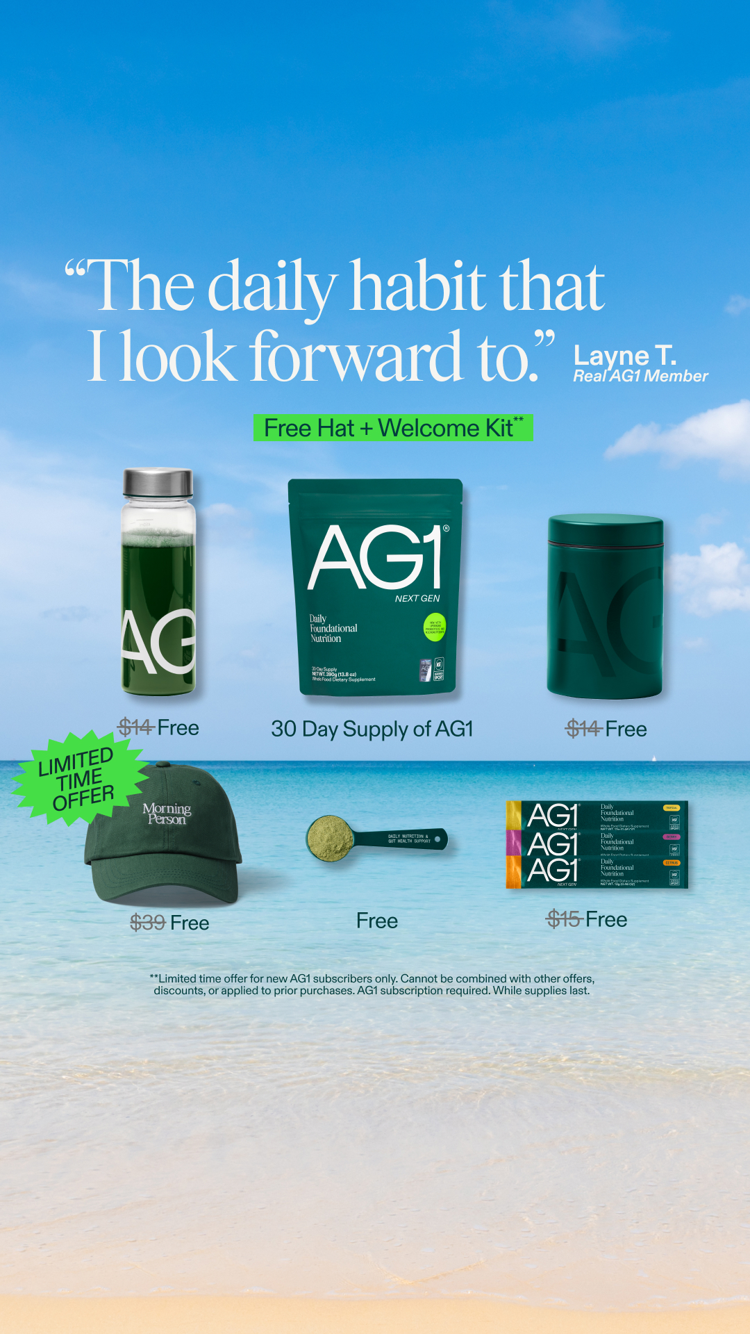 AG1 by Athletic Greens Facebook ad