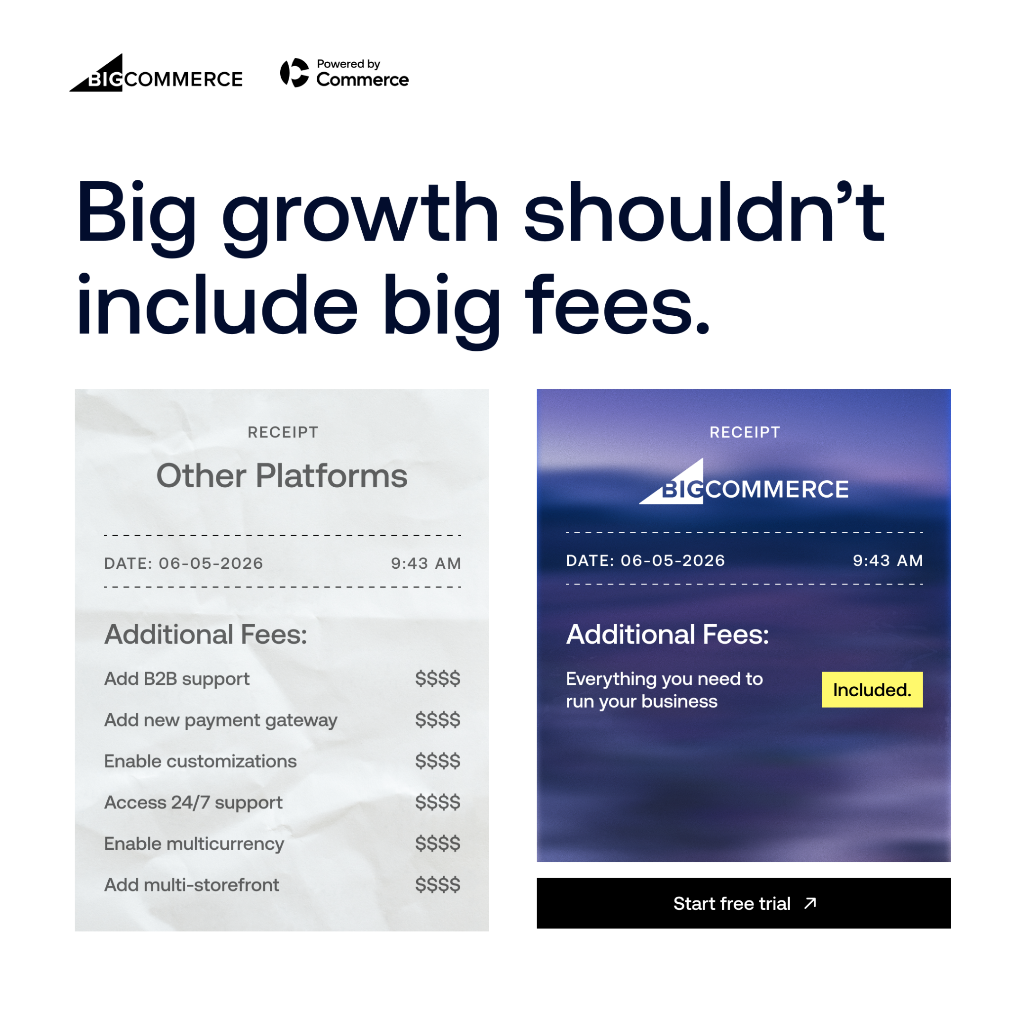 BigCommerce Facebook ad