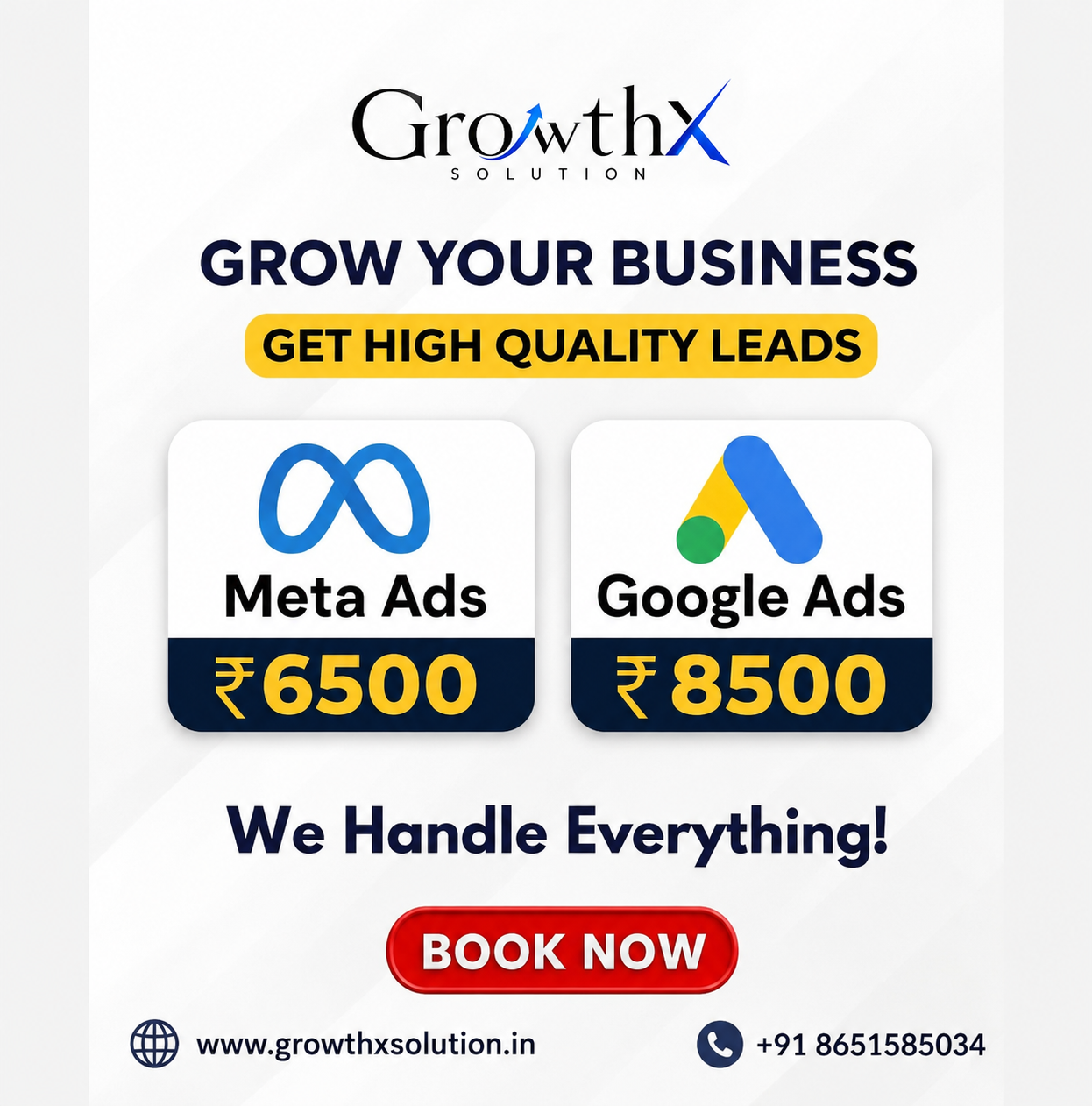 GrowthX Solution India Facebook ad