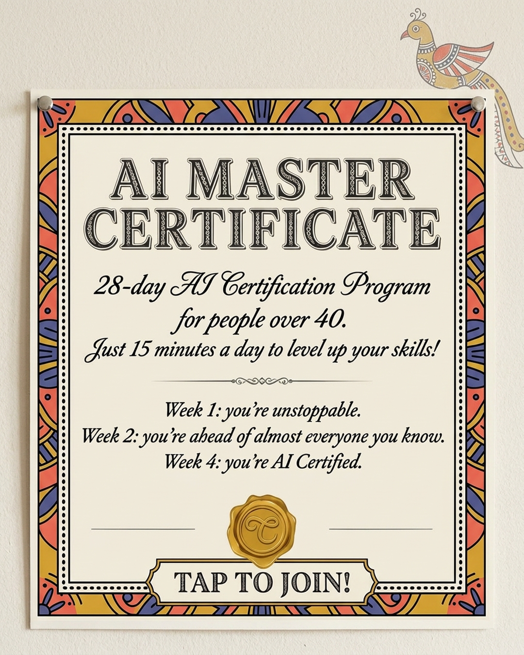 AI Simplified Facebook ad