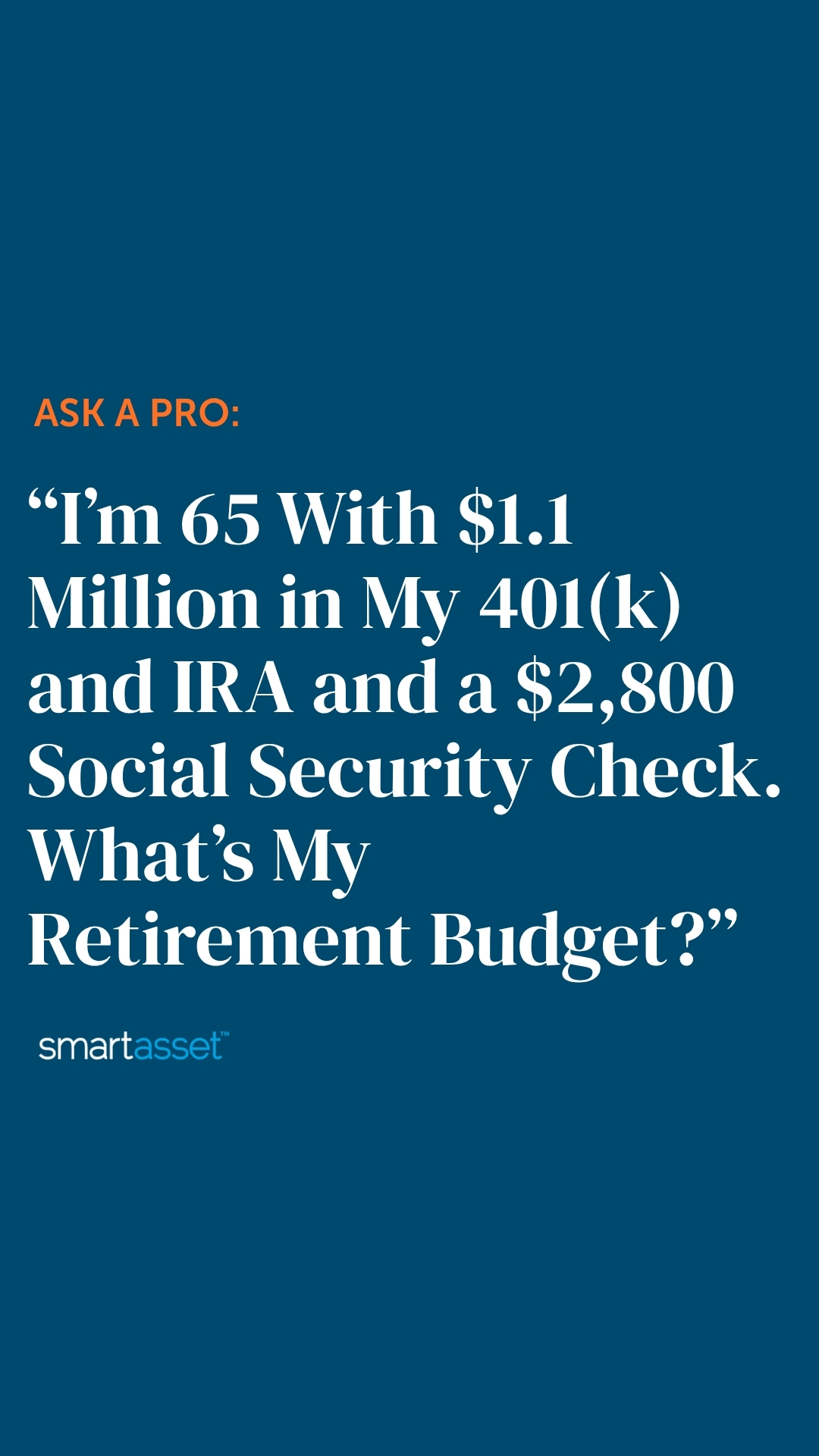 SmartAsset.com Facebook ad