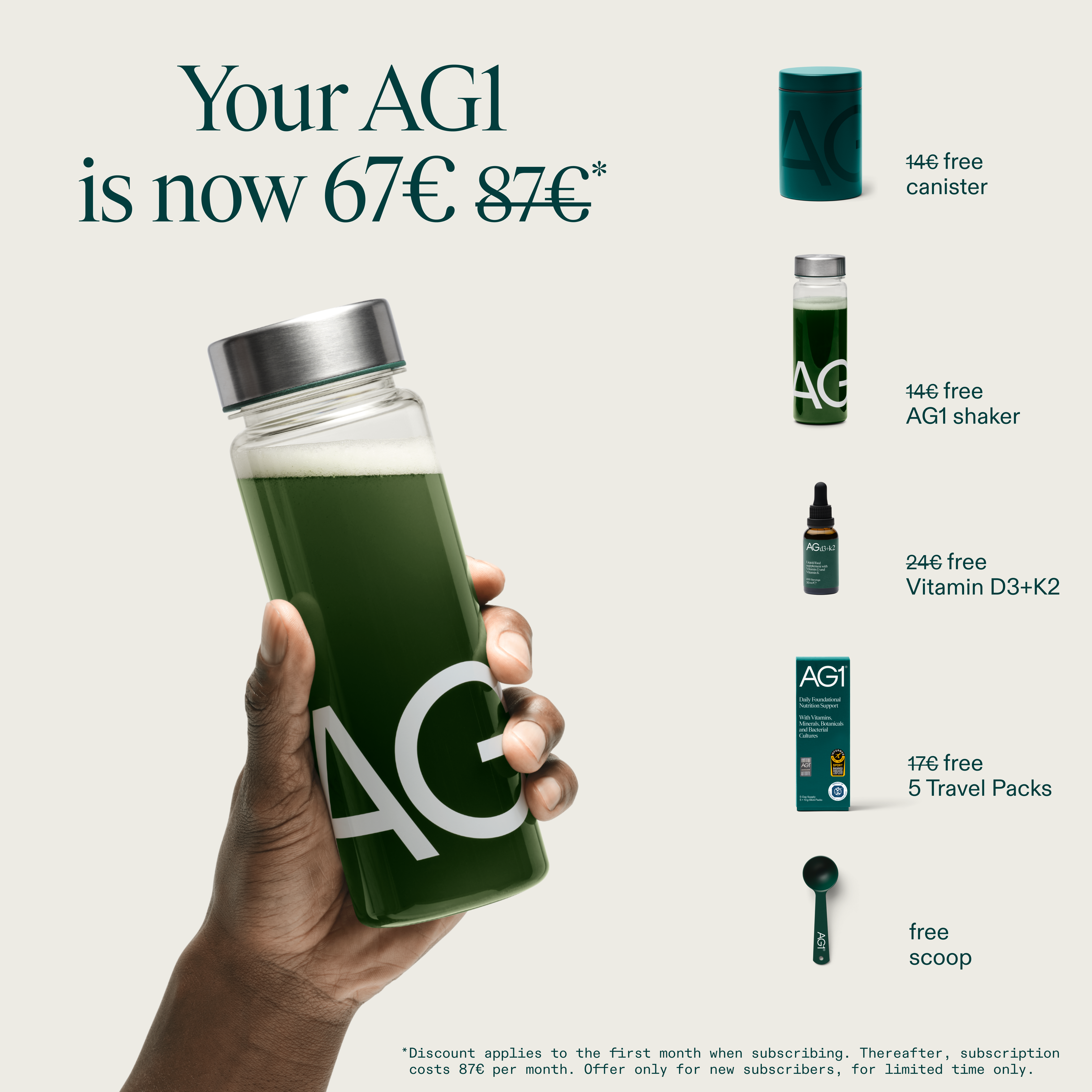 AG1 by Athletic Greens Facebook ad