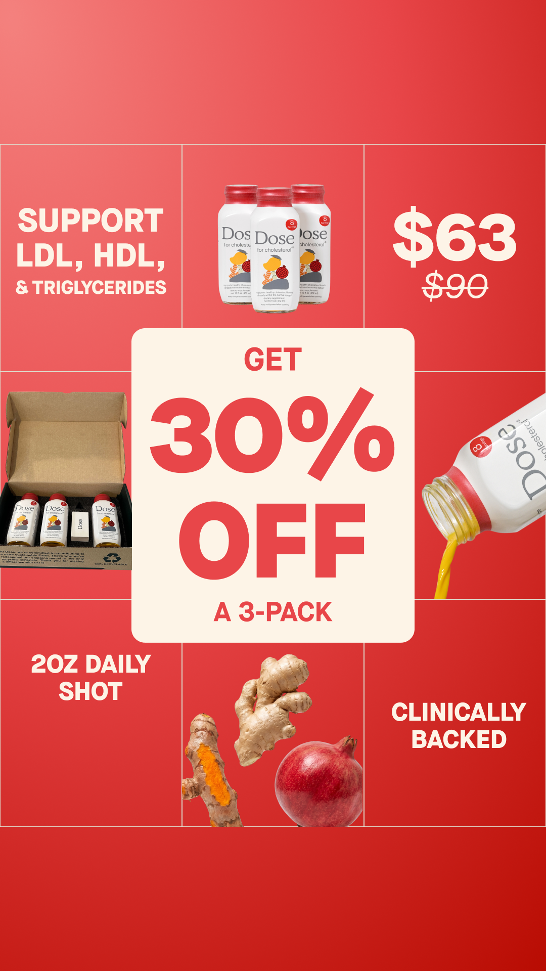 Dose for Cholesterol Facebook ad