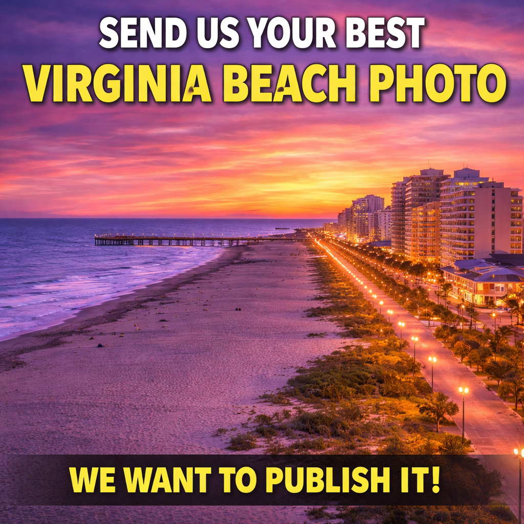 Silent Spark Press Facebook ad: Send Us Your Virginia Beach Photo
