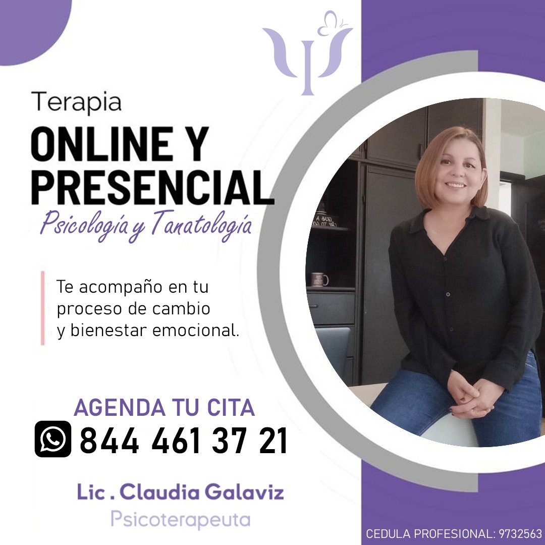 psicoterapeuta.claudiagalaviz Facebook ad: Chatea con nosotros