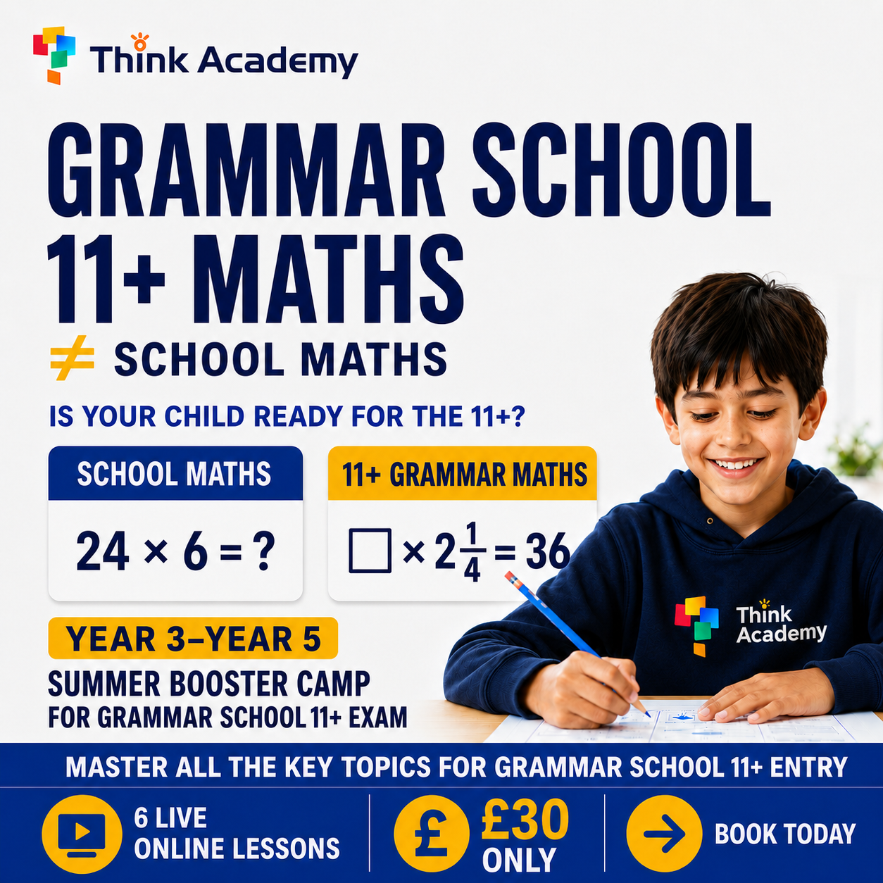 Think Academy UK Facebook ad