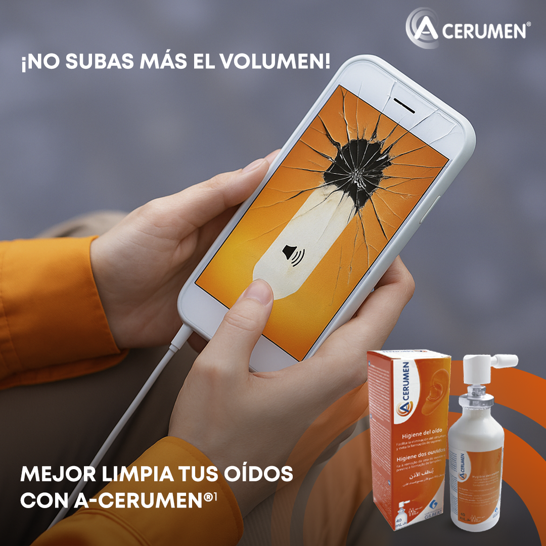 Clic a Tu Salud Facebook ad: No lastimes tus oídos con tanto volumen, mejor…