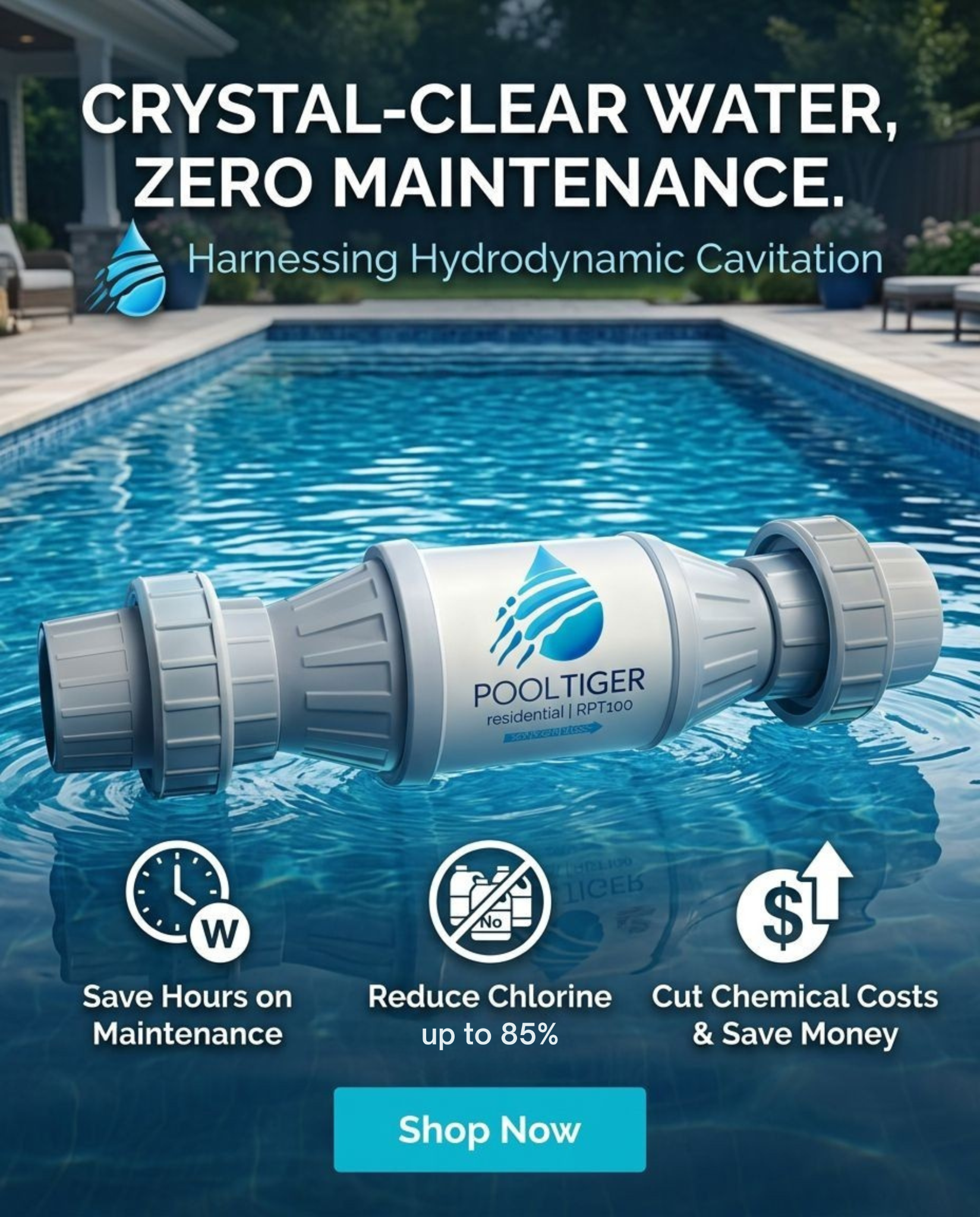Pool Tiger Facebook ad