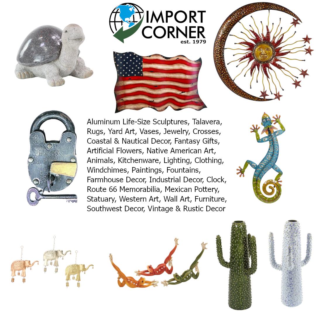 Import Corner Facebook ad: Around the Corner, Across the Globe!