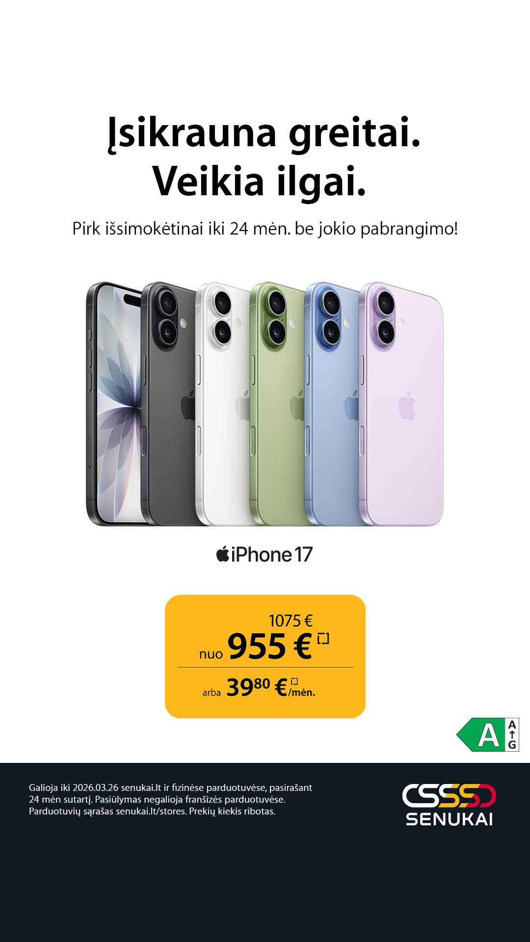 Senukai Facebook ad