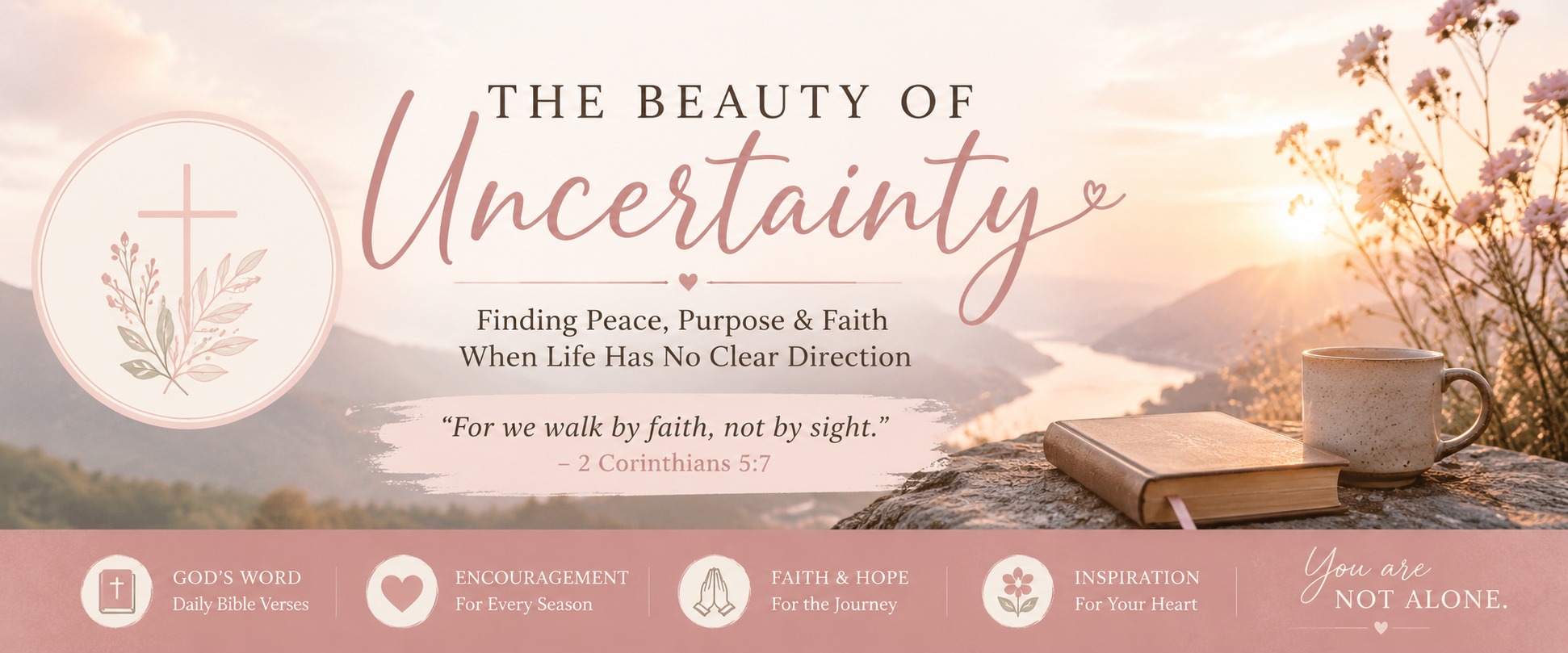 The Beauty of Uncertainty Christian Encouragement & Faith Facebook ad: Welcome to The Beauty of Uncertainty, a Christ-centered…