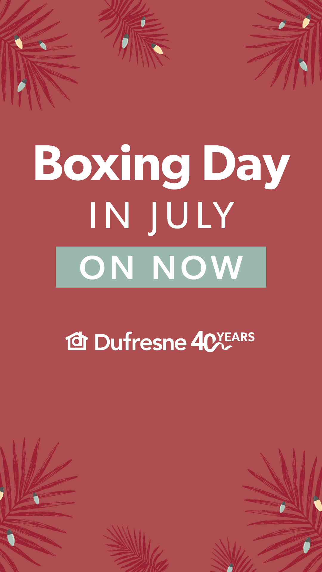 Dufresne Furniture & Appliances Facebook ad