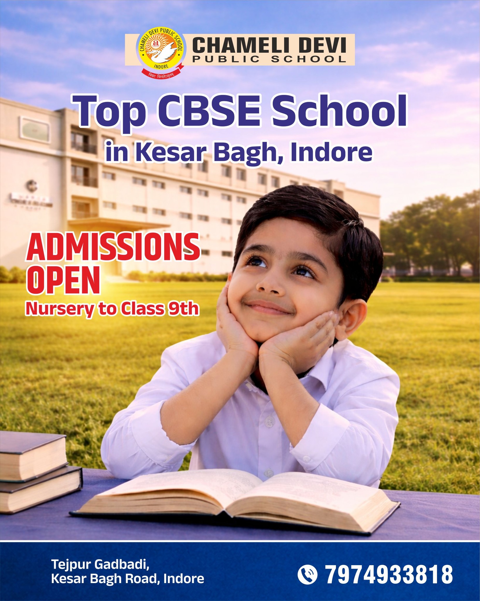 Chameli Devi Public School Indore Facebook ad: Admissions Inquiry & Campus Visit
