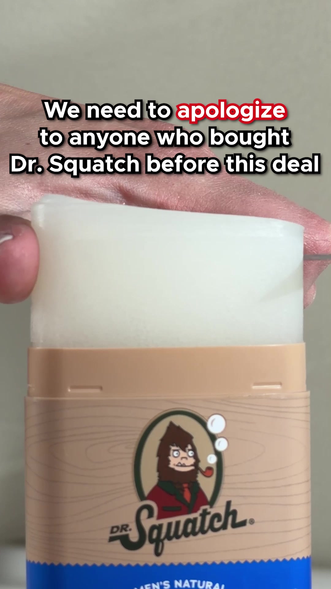 Dr. Squatch Facebook ad: 3 FREE gifts from Dr. Squatch? Don’t mind if we do