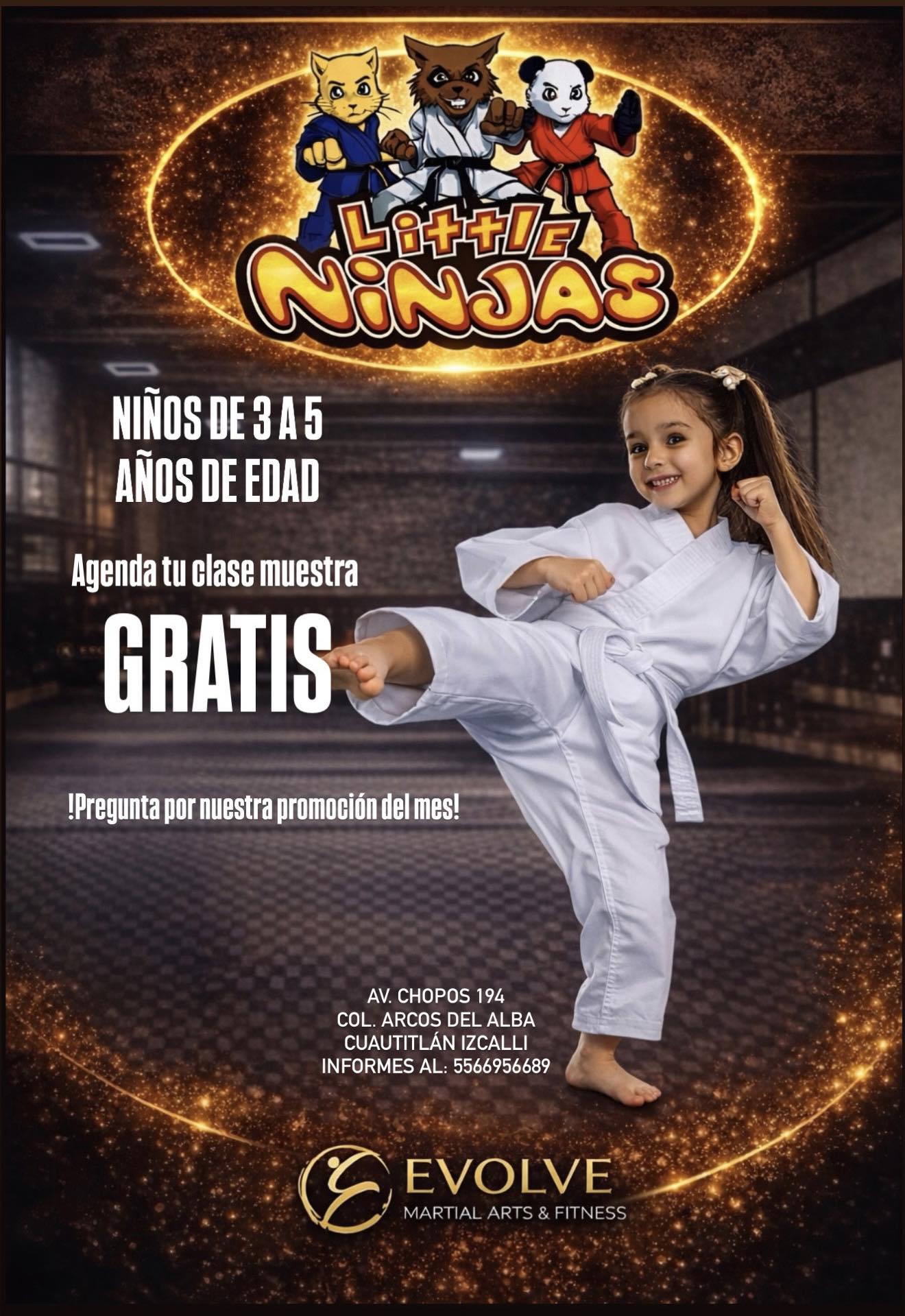 Evolve Martial Arts & Fitness Facebook ad: Mes del Niño en Evolve