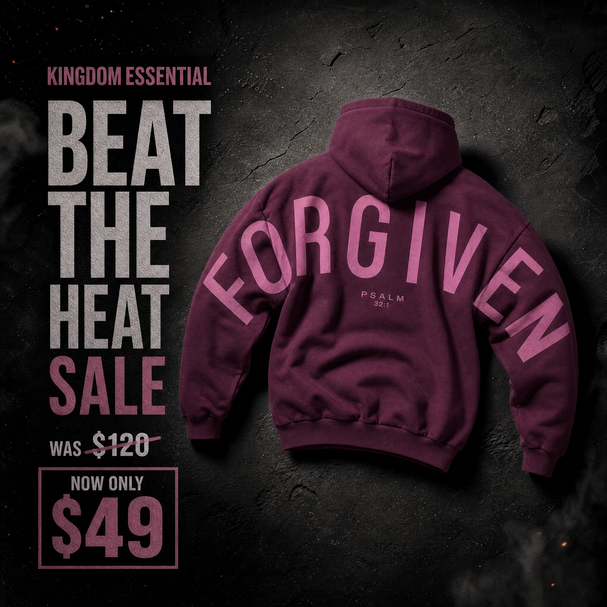 God's Love Overcomes Facebook ad: $49 Hoodie SALE - Normally $120