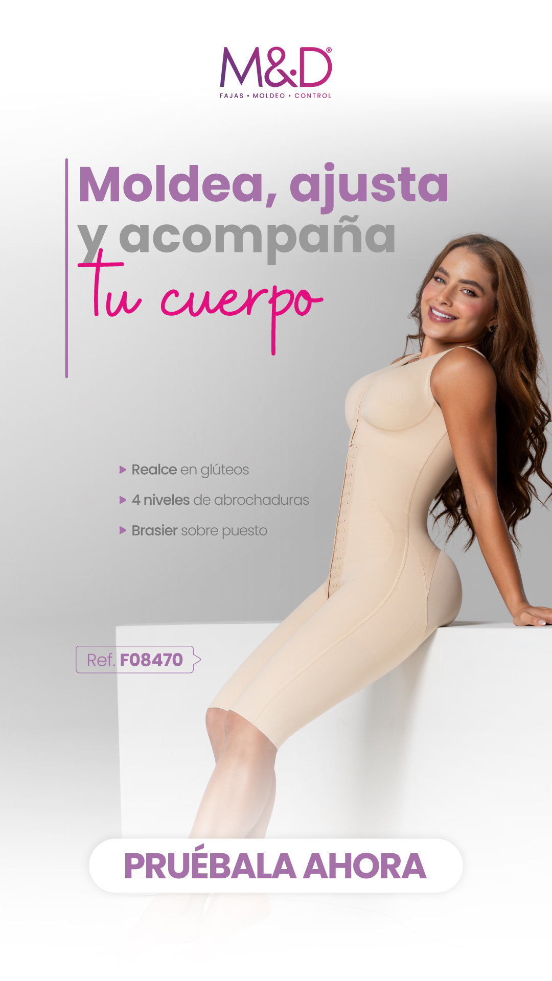 FAJAS MYD Empresa Facebook ad: Tu nueva figura empieza aquí