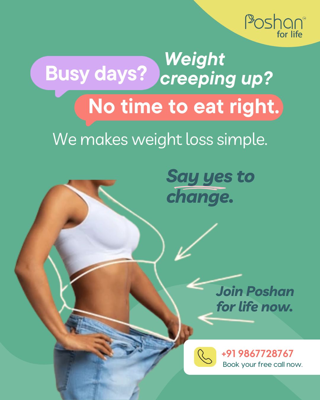 Poshan For Life Facebook ad
