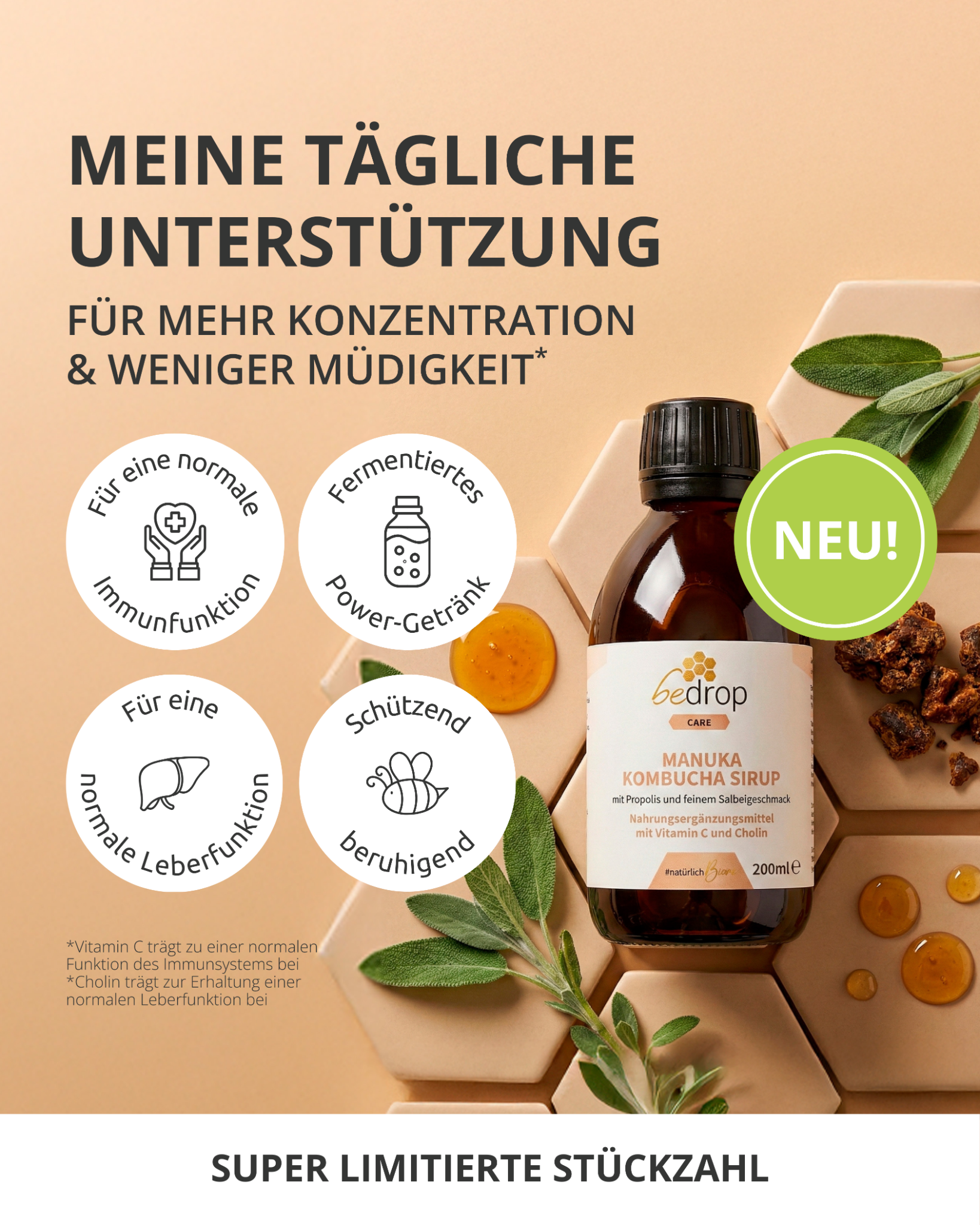 Bedrop #natürlichbiene Facebook ad