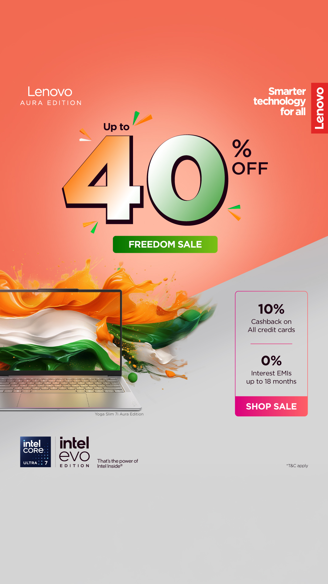 Lenovo India Facebook ad
