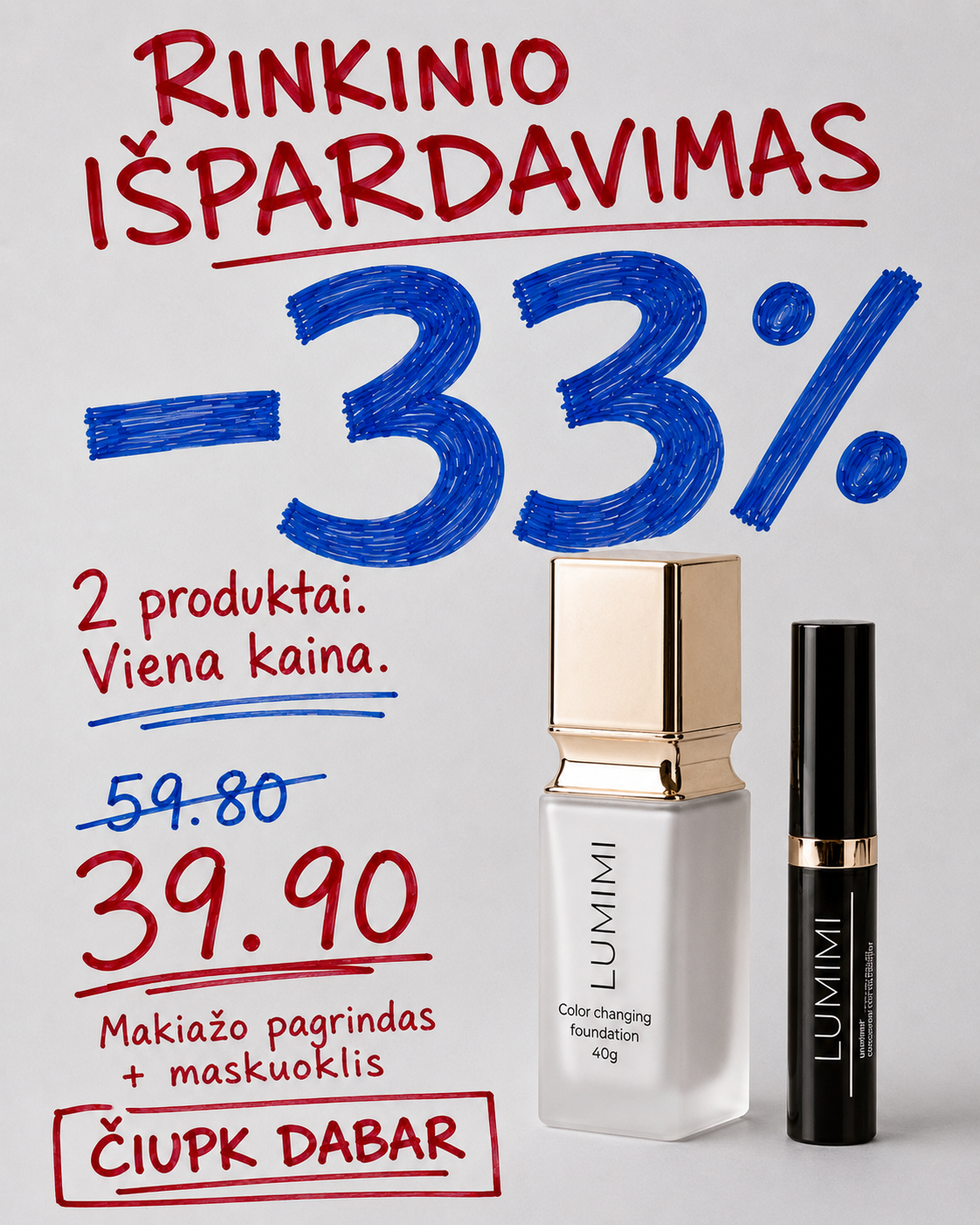 Lumimicosmetics Facebook ad