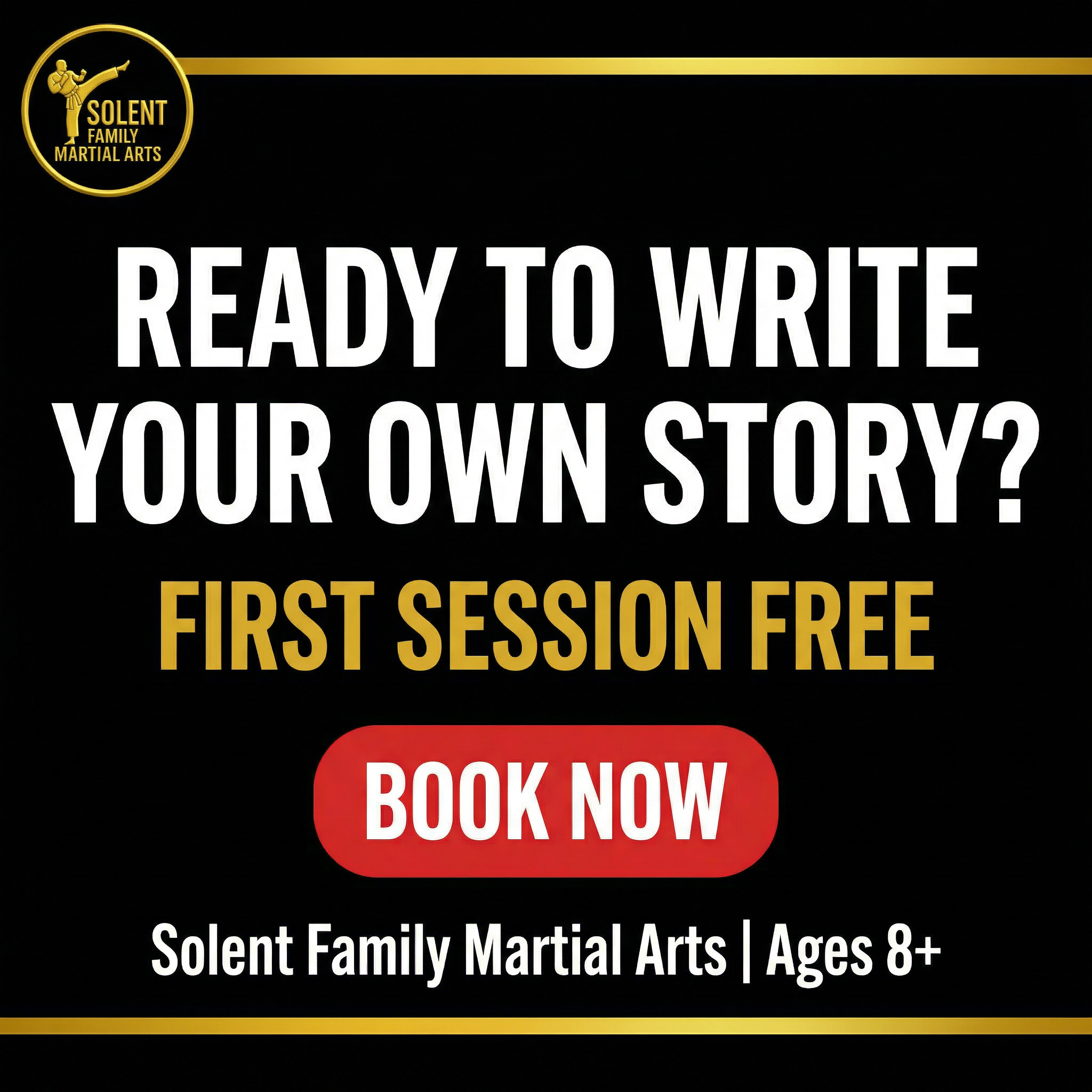 Solent Family Martial Arts Academy Facebook ad: Don’t just take our word for it.