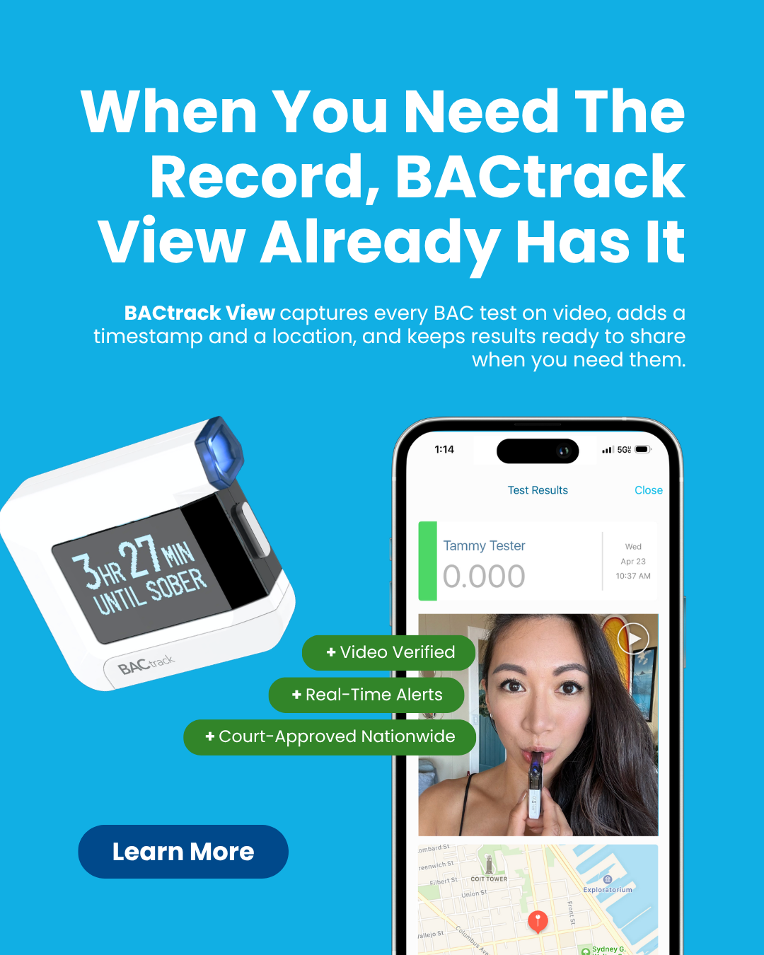 BACtrack View Facebook ad