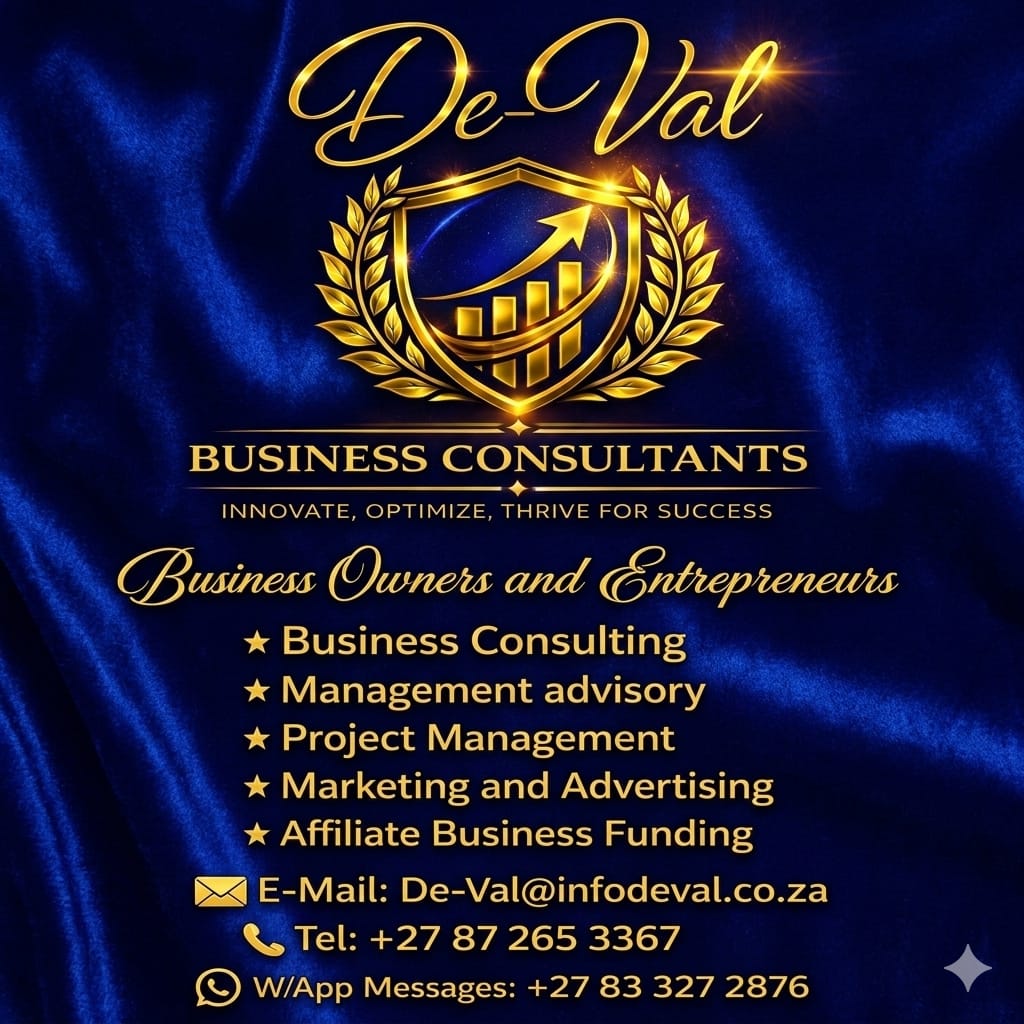 De-Val Business Consultants Facebook ad: ๐ผ๐ง๐ ๐ฎ๐ค๐ช ๐ก๐ค๐ค๐ ๐๐ฃ๐ ๐ฉ๐ค ๐๐ฃ๐๐๐ฃ๐๐ ๐๐ฃ๐โฆ