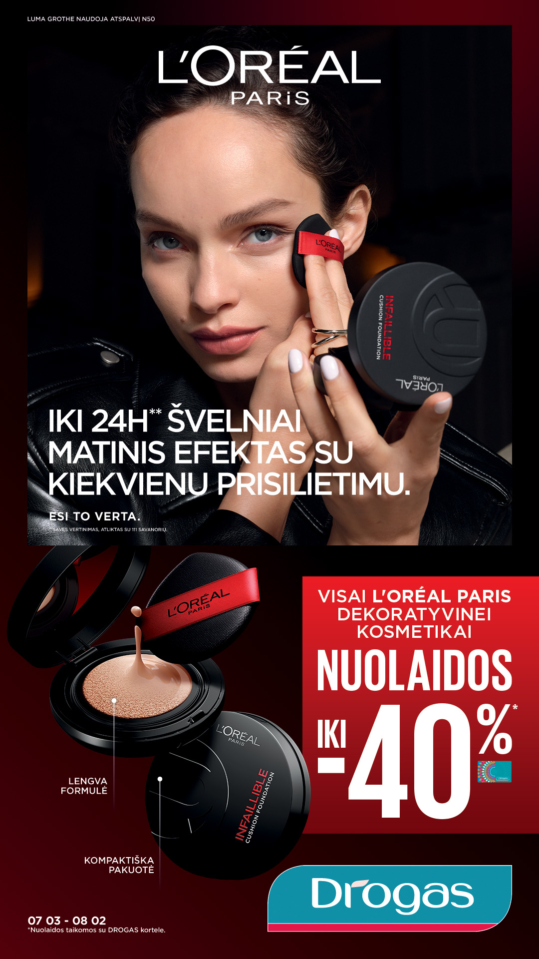 L'Oréal Paris Facebook ad from Jul 6, 2026