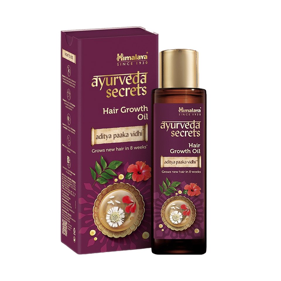 Himalaya Ayurveda Secrets Facebook ad: Introducing Ayurveda Secrets Hair Growth Oil, crafted with…