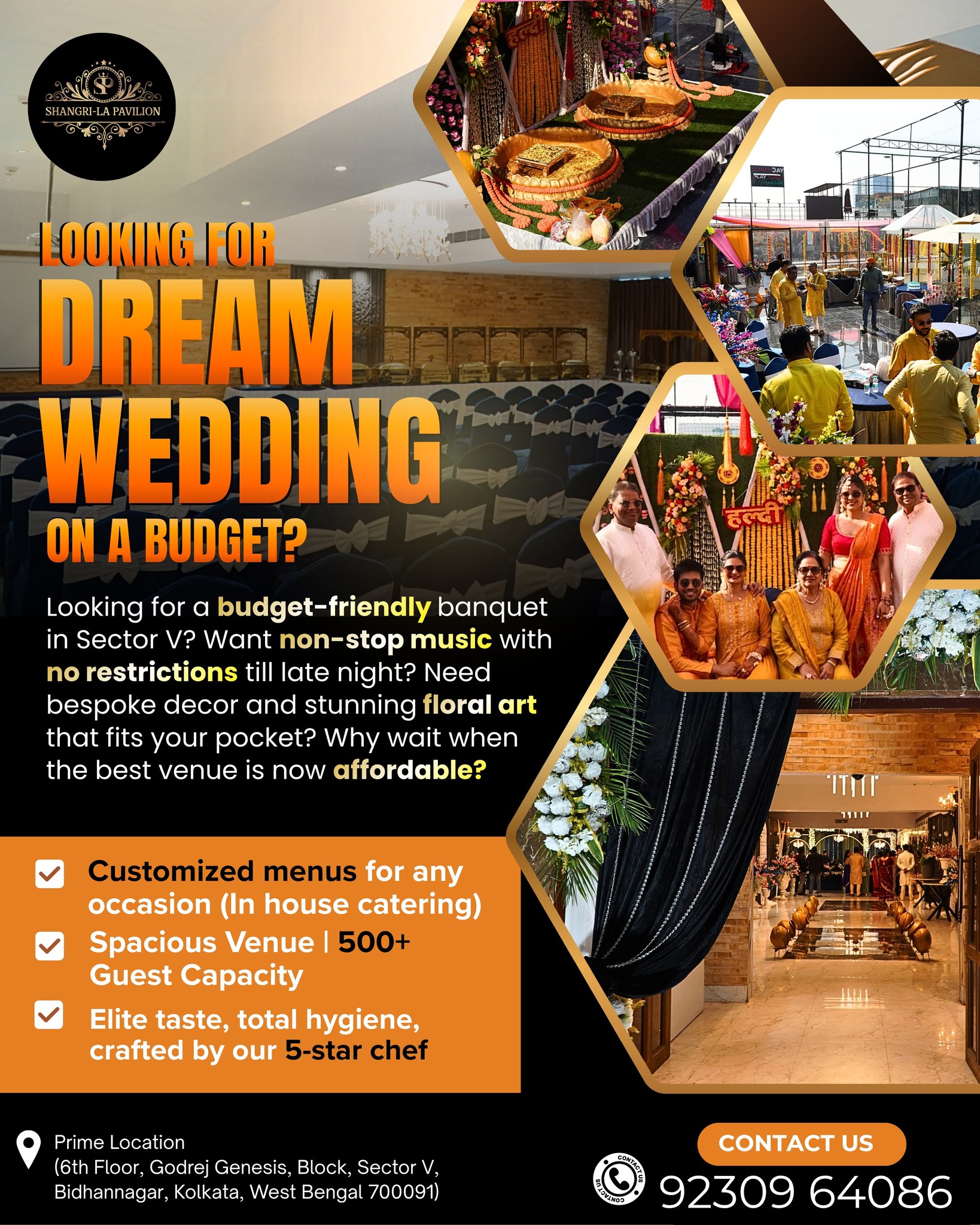 Shangri-La Pavilion Facebook ad: Want a stunning wedding venue that fits your…