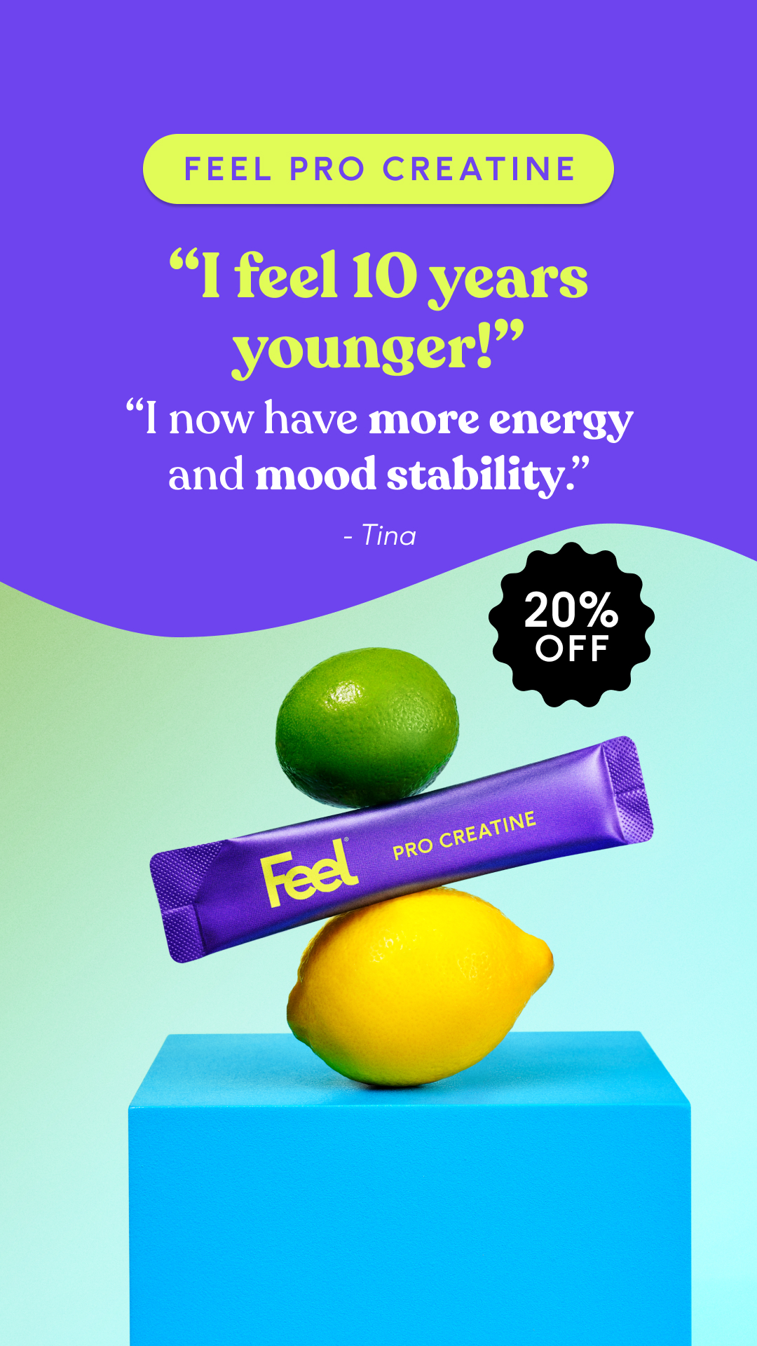 Feel Facebook ad