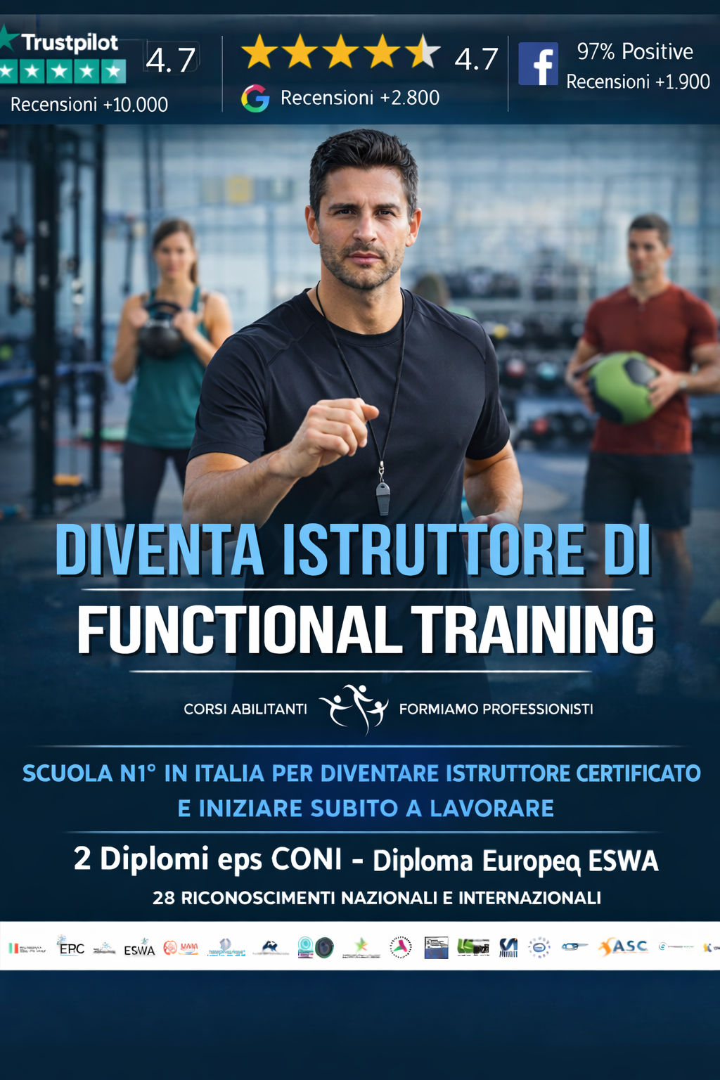 Accademia Italiana Fitness Facebook ad: 𝐈𝐧𝐬𝐞𝐫𝐢𝐦𝐞𝐧𝐭𝐨 𝐋𝐚𝐯𝐨𝐫𝐚𝐭𝐢𝐯𝐨 𝐩𝐞𝐫…