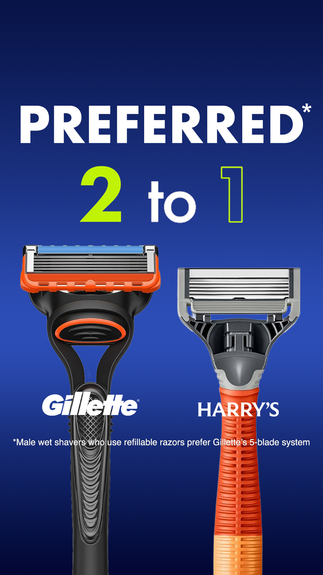 Gillette Facebook ad