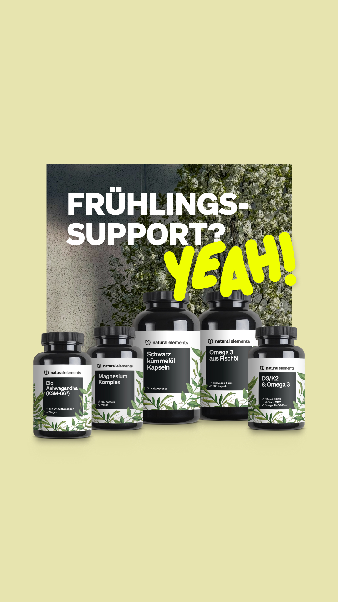 natural elements Facebook ad