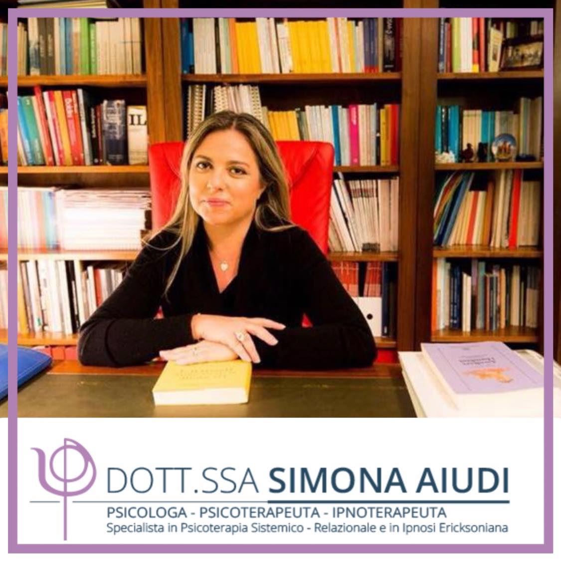 Psicologa Psicoterapeuta Dott.ssa Simona Aiudi Facebook ad: Inizia il tuo percorso di auto-aiuto
