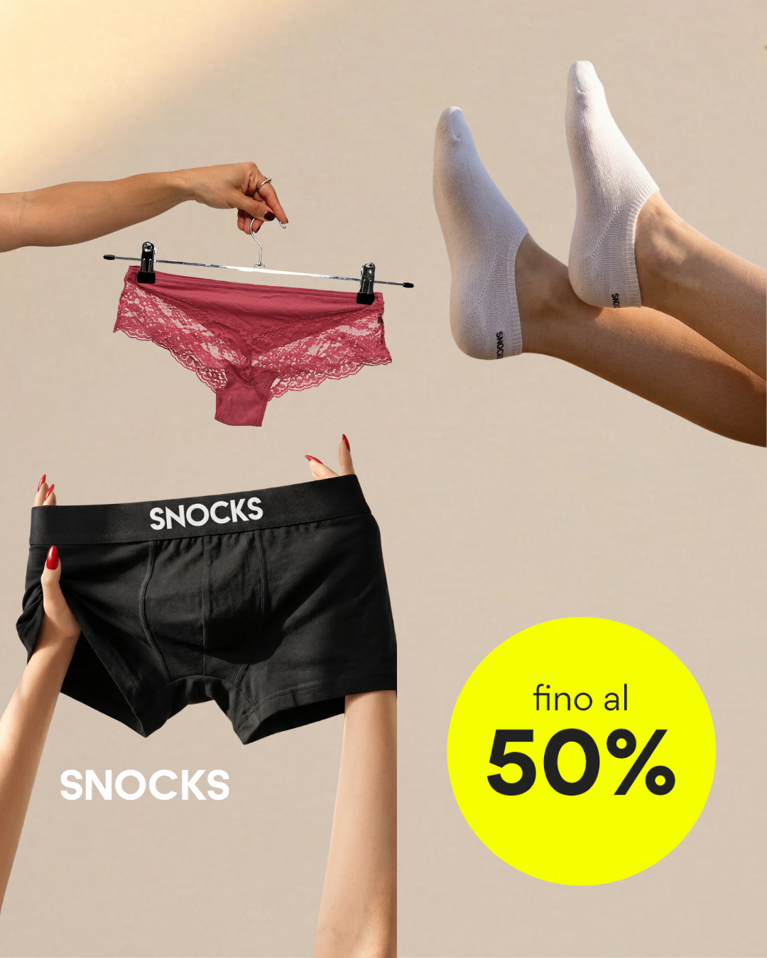 Snocks Facebook ad