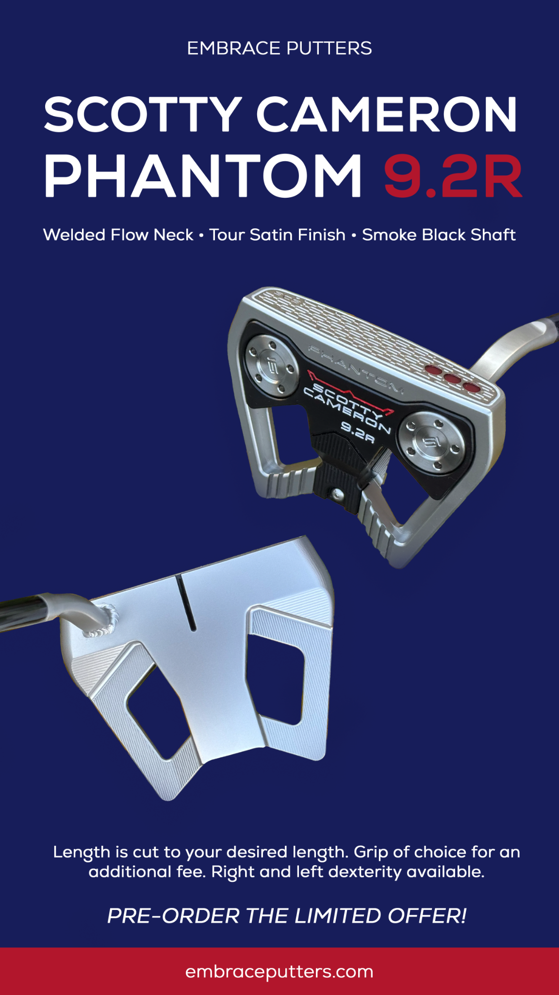 Embrace Putters Facebook ad