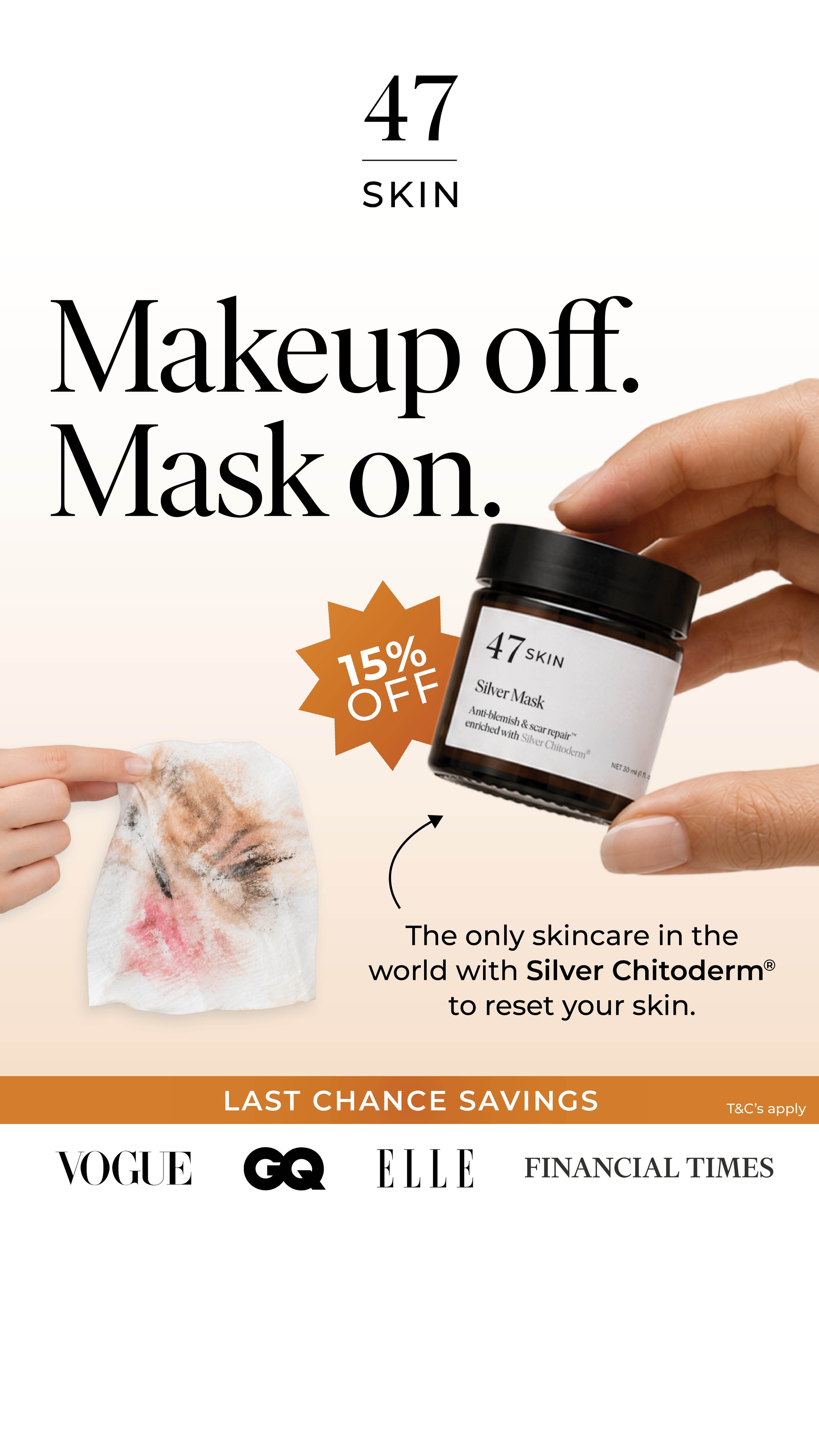 47Skin Facebook ad