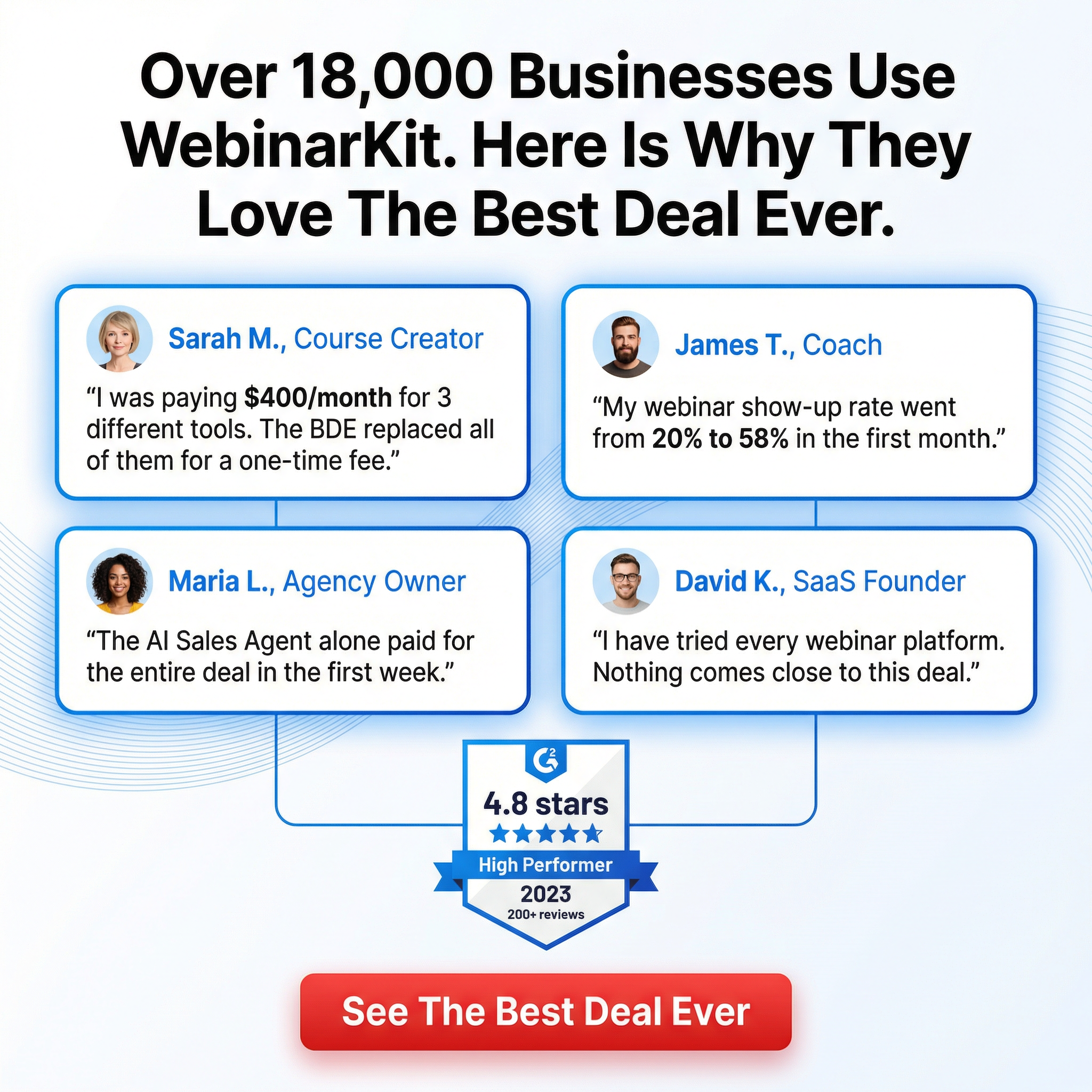 WebinarKit Facebook ad