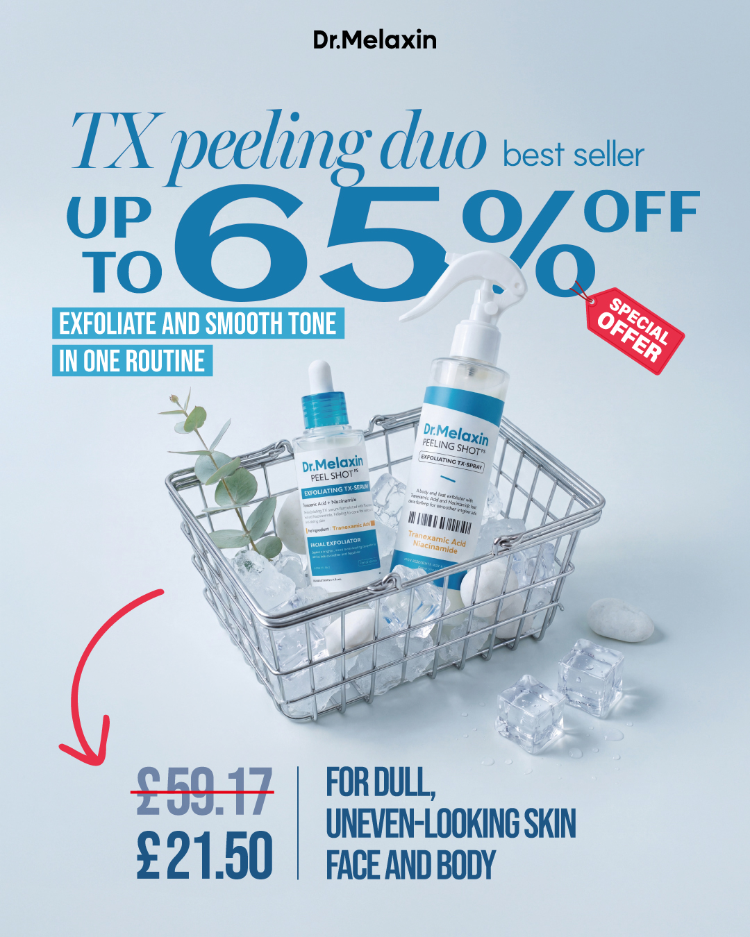Dr.Melaxin UK Facebook ad