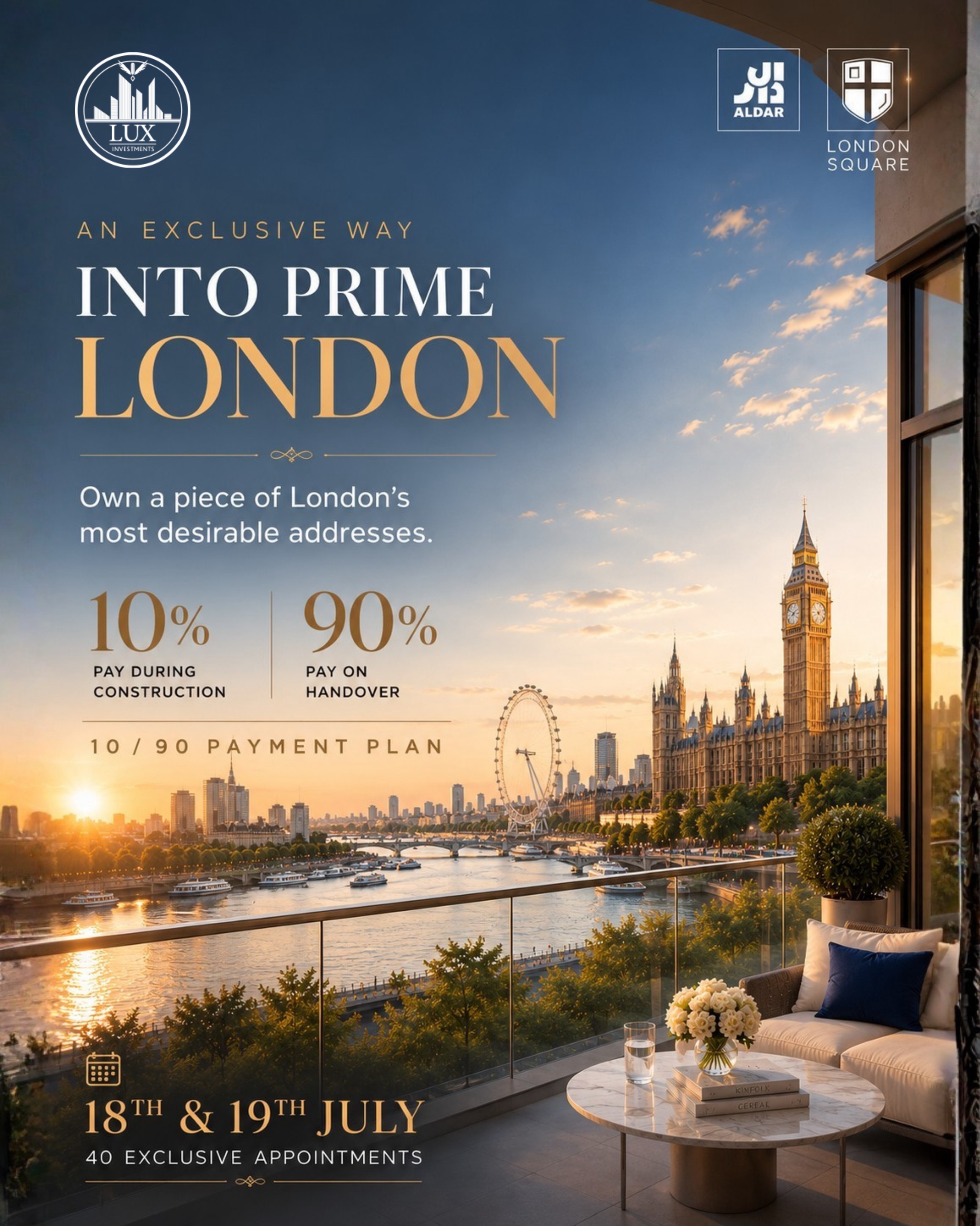 Lux Investments Facebook ad