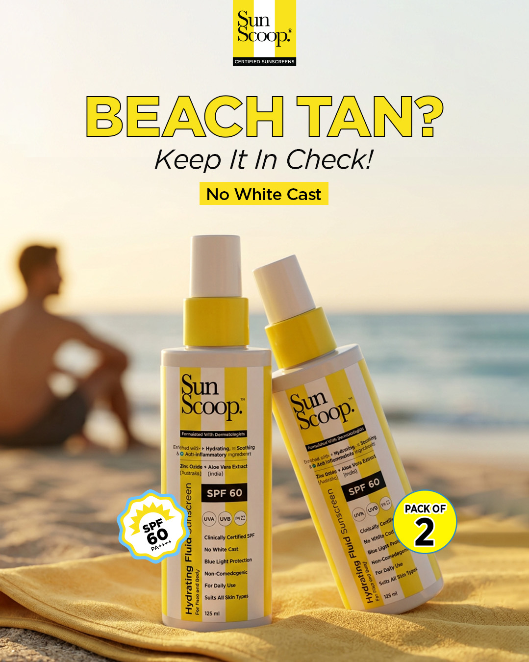 Sunscoop SPF Facebook ad