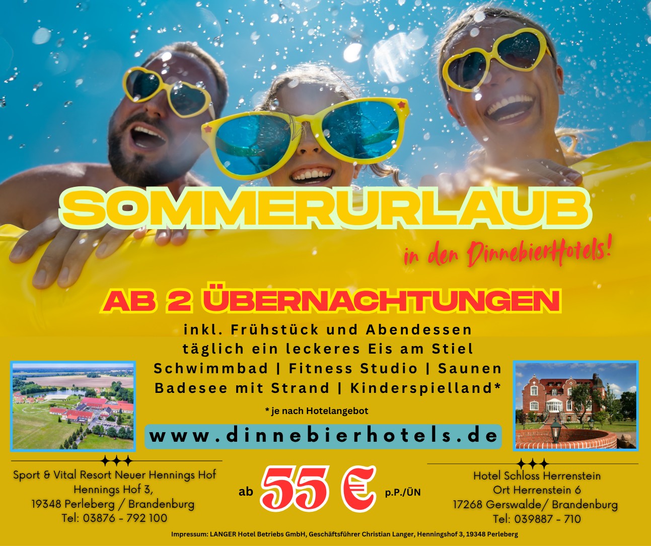 Dinnebier Hotels Facebook ad: Hotel | Brandenburg | DinnebierHotels | Neuer Hennings Hof…