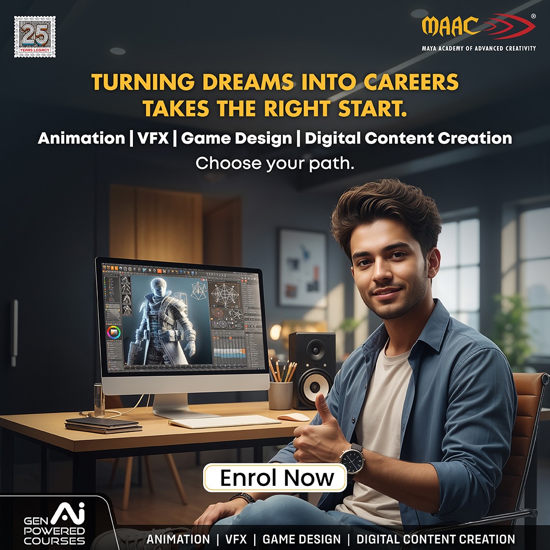 Maac Malad MiraRoad Sakinaka Facebook ad: Build Your Creative Career Today
